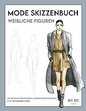 Mode Skizzenbuch mit weiblichen Figuren: 230 profe